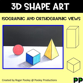 Preview of 3D Geometric Shapes Art