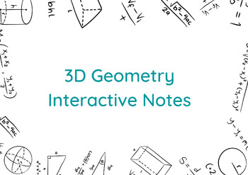 Preview of 3D Geometry Interactive Notes