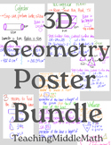 3D Geometry Poster Bundle