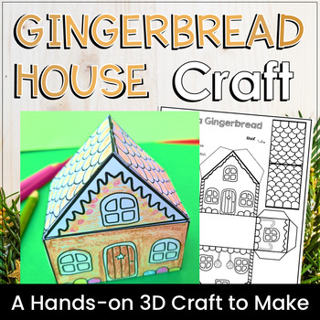 Gingerbread House Shape Craft