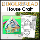 3D Gingerbread House Craft 2nd, 3rd, 4th, 5th Grade