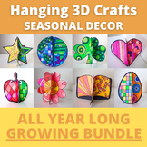 3D Hanging Craft BUNDLE Year Long for All Seasons | Season