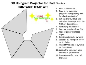 Make your phone a 3D hologram projector!