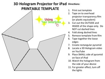 cell phone hologram projector