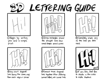 Lettering Guides 1-3, Lettering Guides 1-3