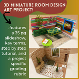 3D Miniature Room Design Art Project