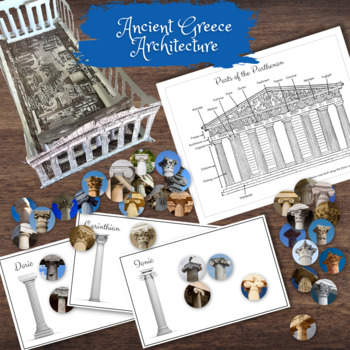 Preview of Greek PARTHENON 3D Model Greece Ancient Athens Acropolis Paper Diorama