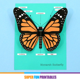 3D Monarch Butterfly