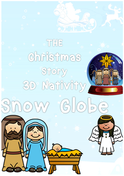 Preview of 3D Nativity Snow Globe 'The Christmas Story'