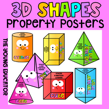3D OBJECT SHAPE POSTERS by The Young Educator | Teachers Pay Teachers