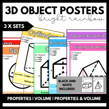 Preview of 3D Object Posters - Rainbow