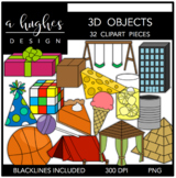 3D Objects Clipart