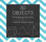 #betterthanchocolate 3D Shapes print and go activities