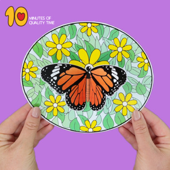 Flying Butterfly Straw Craft – 10 Minutes of Quality Time