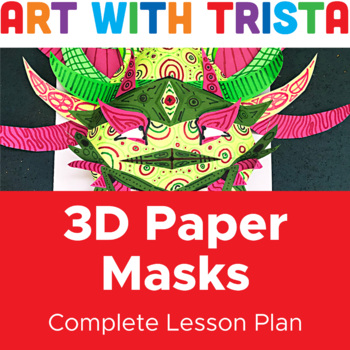 Preview of 3D Paper Masks Inspired by Vejigante of Puerto Rico - Hispanic Heritage Month