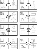3D Polyhedrons Frayer Notes -BASIC