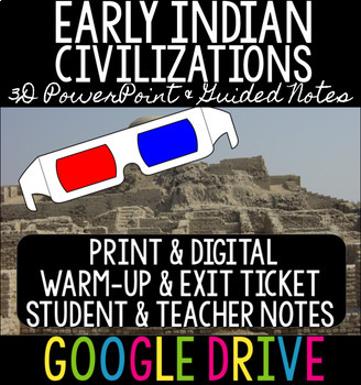 Preview of 3D PowerPoint: Early Indian Civilizations - Harappa, Mohenjo-Daro, & Aryans