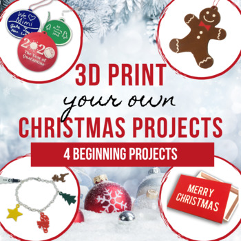 Preview of 3D Print Your Own Christmas Projects: Level 1 Bundle