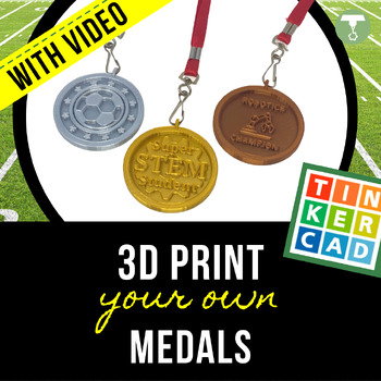 Preview of 3D Print Your Own Medals | A Step-by-Step Tinkercad Tutorial