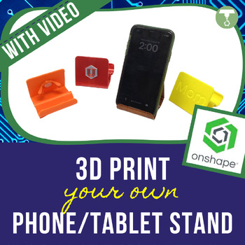 Preview of 3D Print Your Own Phone/Tablet Stand | A Step-by-Step OnShape Tutorial