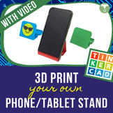 3D Print Your Own Phone or Tablet Stand | A Tinkercad Tutorial