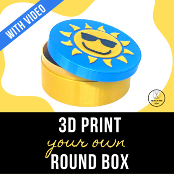Preview of 3D Print Your Own Round Box | A Step-by-Step Tinkercad Tutorial