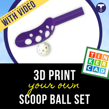 Preview of 3D Print Your Own Scoop Ball Set | A Tinkercad 3D Printing Tutorial