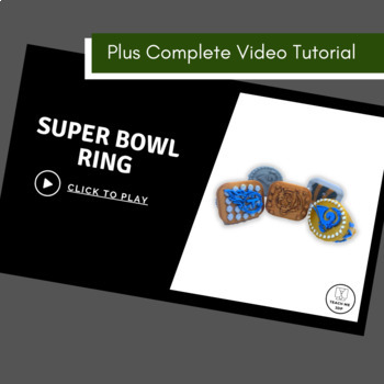 Seahawks Super Bowl Championship Ring 3D model 3D printable