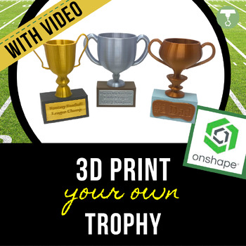 Preview of 3D Print Your Own Trophy | A Step-by-Step OnShape Tutorial