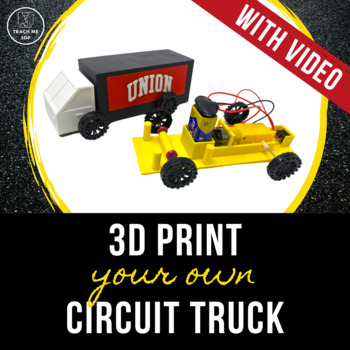Preview of 3D Print Your Own Truck Using a Simple Circuit | A Tinkercad Tutorial