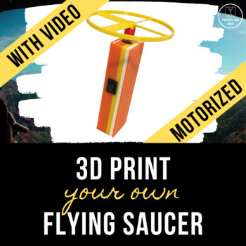 Preview of 3D Print a Motorized Flying Saucer: A Step-By-Step Guide
