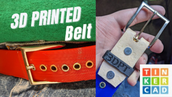 Preview of Elevate Your Wardrobe with 3D Printed Belts: TinkerCAD Package