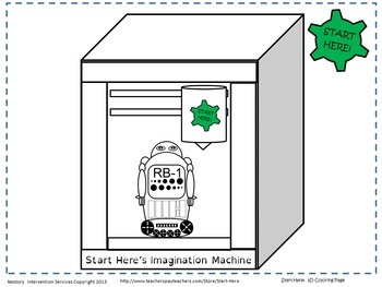 Preview of 3D Printer Coloring Page