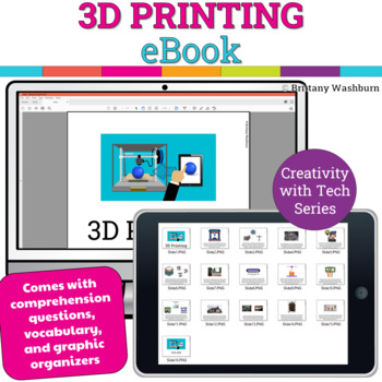 Preview of 3D Printing Booklet - Creativity with Tech Series