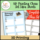 3D Printing Lesson Plan and Worksheet - Complete Chess Set