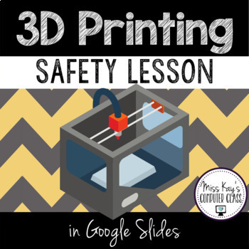 Preview of 3D Printing Safety Lesson/Slides