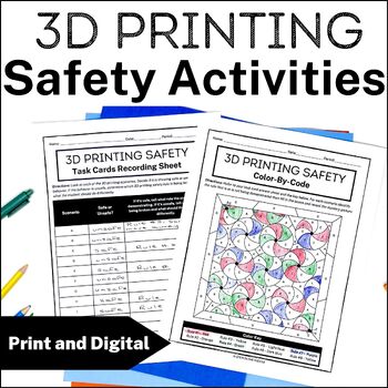 Preview of 3D Printing Safety Rules and Lesson for Middle School STEM and Technology