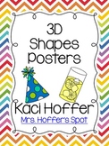 3D Real Shapes Poster {Bright Apples}