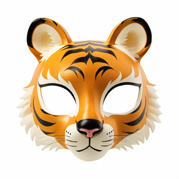 Free 3D Realistic Tiger Mask - Roar into Educational Excitement | TPT