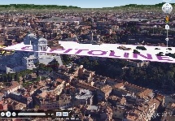 Preview of 3D Rome Fly-thru for GoogleEarth