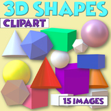 3D SHAPES for regular use or as Digital Movable Pieces