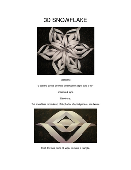 Preview of 3D SNOWFLAKE