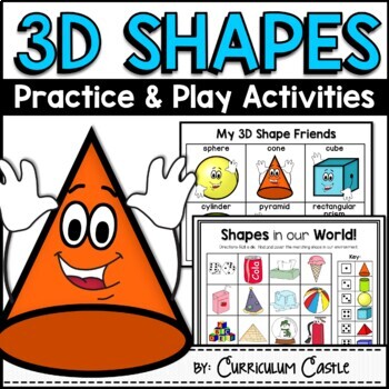 Preview of 3D Shape Activities {Practice and Play}