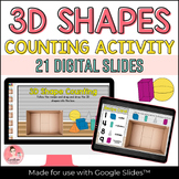 3D Shape Counting Digital Activity with Google Jamboard™ a