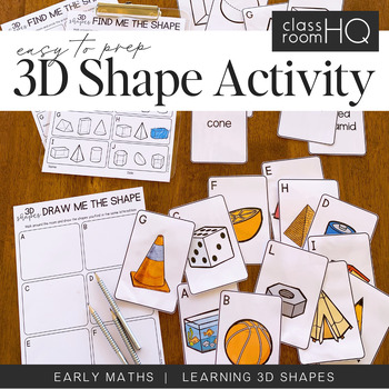 Preview of 3D Shape Draw The Room Activity