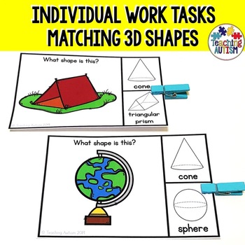 Preview of 3D Shape Matching Task Box Activity