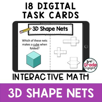 Foldable 3D Shapes (FREE Printable Nets!)