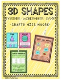 3D Shapes & Nets | Posters | Worksheets | Game