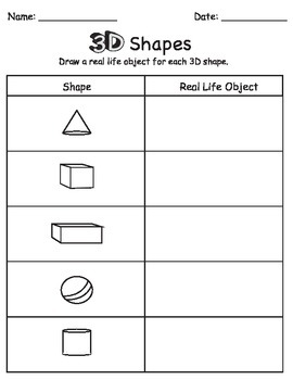 Drawing 3D Shapes by Nicole Gadd | TPT