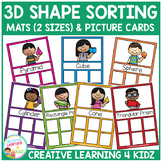 3D Shape Sorting Mats & Shape Cards